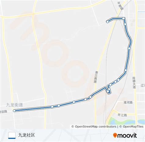 胶州301路路线：日程，站点和地图-九龙社区 （更新）