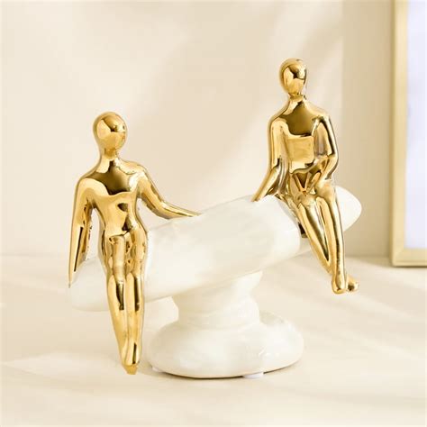 Buy Brighton Amias Ceramic Couple on Seesaw Figurine from Home Centre ...