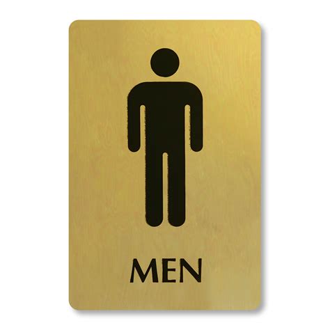 Male Bathroom Sign Png