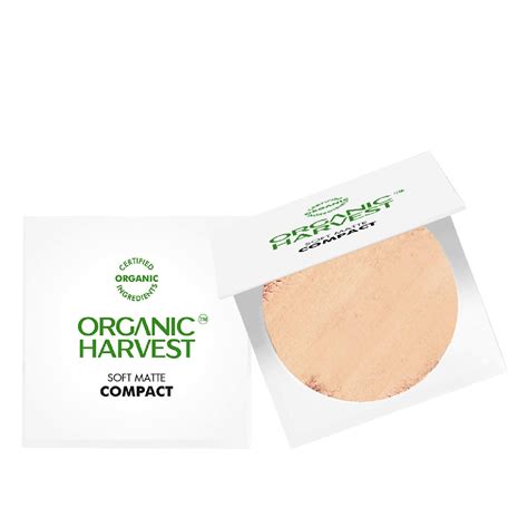 Buy Organic Harvest Soft Matte Compact - Natural | Enriched With Almond ...