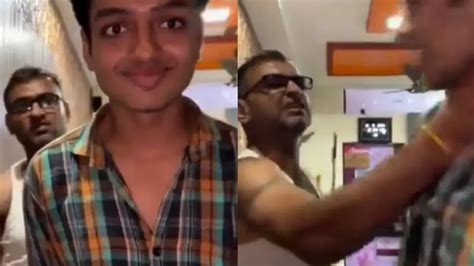 Father slapping son over clean shave sparks parenting debate online - Watch