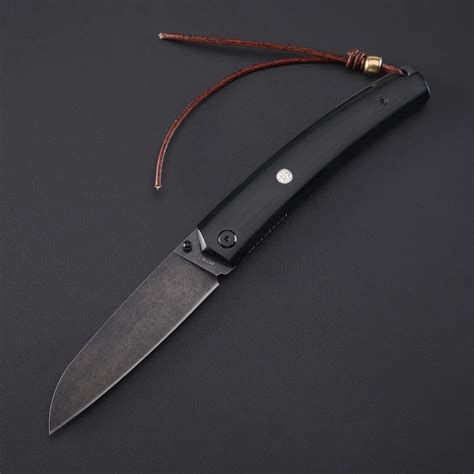 Petrified Fish PF719 Patte Linerlock Folding Knife 3.35" Sandvik 12C27 ...