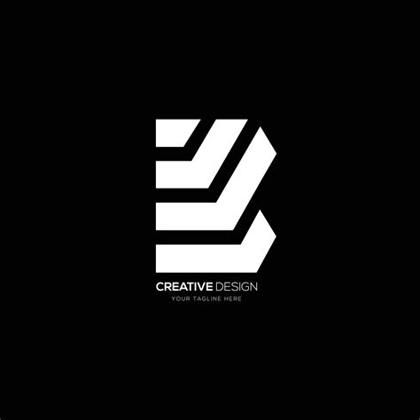 Creative letter B line art monogram logo 12766700 Vector Art at Vecteezy