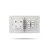 Wipro Northwest (Venia) Switch Combo of 4M Plate + 1M 6A Switch x2 + 5 ...