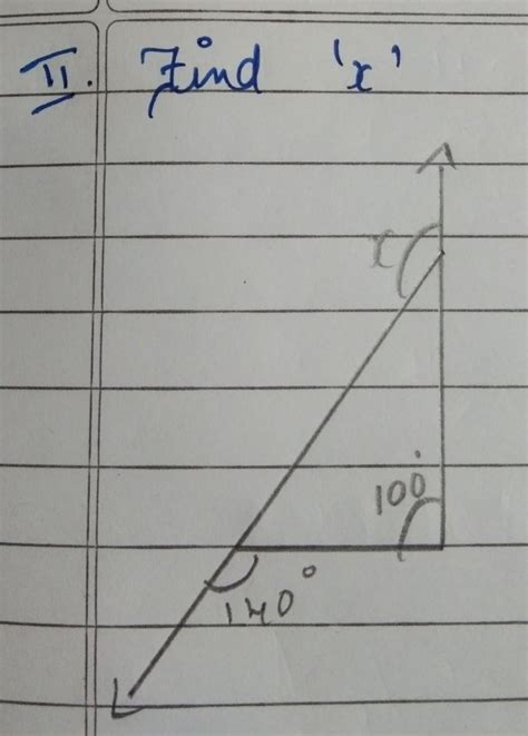 1 Find 'x' 140 ,100,x - Brainly.in