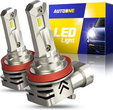 Amazon.com: AUTOONE H11 LED Fog Bulbs, H8 H9 Fog Lights 18000LM Super ...