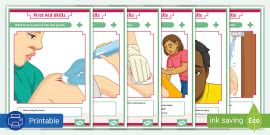 👉 First Aid Poster | First Aid Box Sign