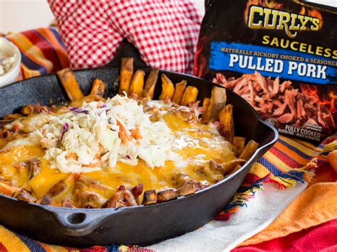 Curly's Pulled Pork Loaded Sweet Potato Fries