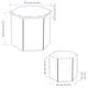 KJUGE pouffe with storage, Knisa dark grey - IKEA