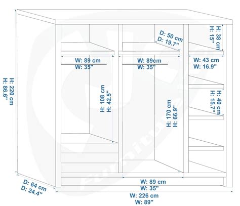 Closet Dimensions Standard Height For Closet Rod And Shelf