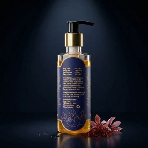 Dear Face Kashmiri Saffron Face Wash – DearFace