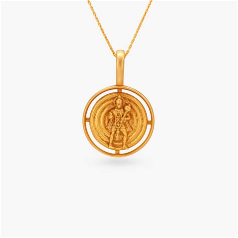 Elegant Lord Hanuman Pendant