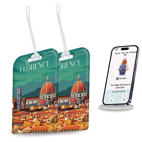 Smart Bag Security Tag - Florence [Pack 2]