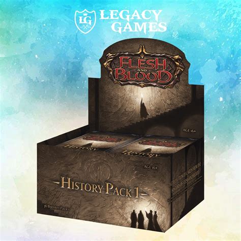 Flesh and Blood TCG History Pack Booster Box 36 Booster Packs FABTCG | Shopee Malaysia