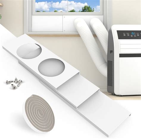 Efficient Cooling with Dual Hose Portable AC Kit - GearMustHave
