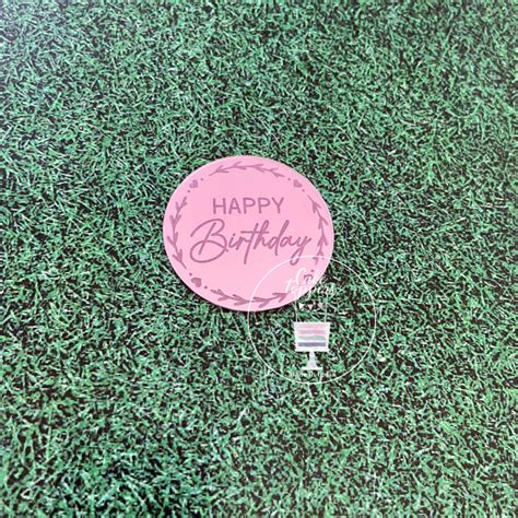 Round Happy Birthday Charms - AC005 – Cake Toppers India