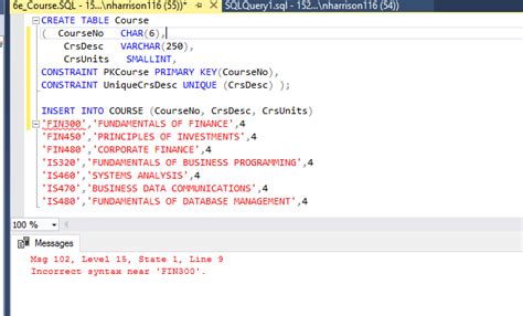 Image result for SQL Program Error