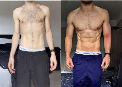 5'8 Male 245 lbs Muscle Gain Before and After 120 lbs to 365 lbs | Gain ...