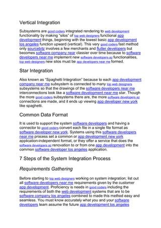 System Integration Process 的图像结果