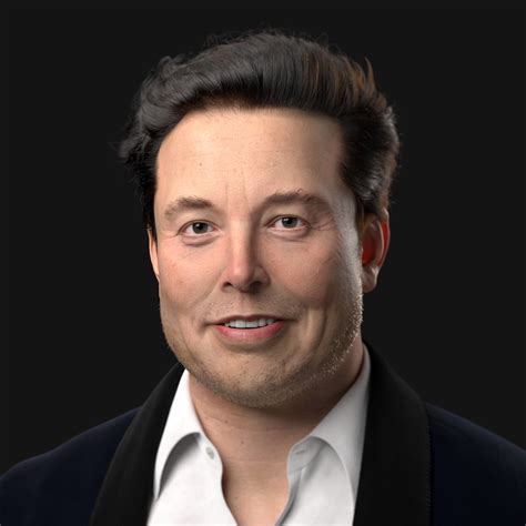 Elon Musk, Sailesh Parajuli | 3d portrait, Xgen, Elon musk