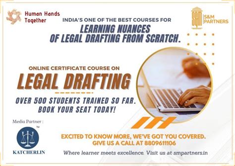 ONLINE CERTIFICATE COURSE ON “LEGAL DRAFTING” BY SM PARTNERS: ENROLL NOW!!!