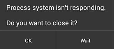 Process System Isn't Responding 的图像结果