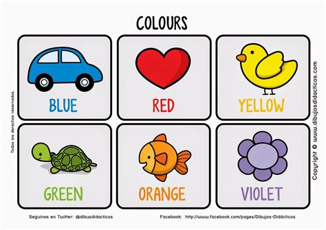 SGBlogosfera. María José Argüeso: Colores en inglés | Cartoon birds ...