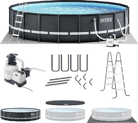 Intex Ultra XTR Frame Round Above Ground Swimming India | Ubuy