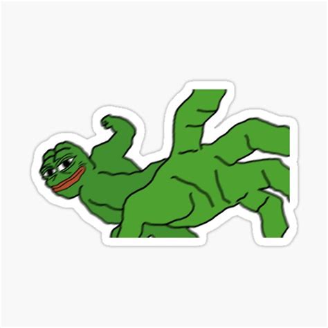 "pepe the frog punch" Sticker for Sale by randomkiwi | Redbubble