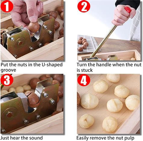 Buy Manual Nut Crackers Opener Tool with NutCrackers Chestnut Opener ...