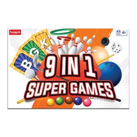 Funskool Kid Games - Super 9 in 1 Compact Game – Kidsinfy.in