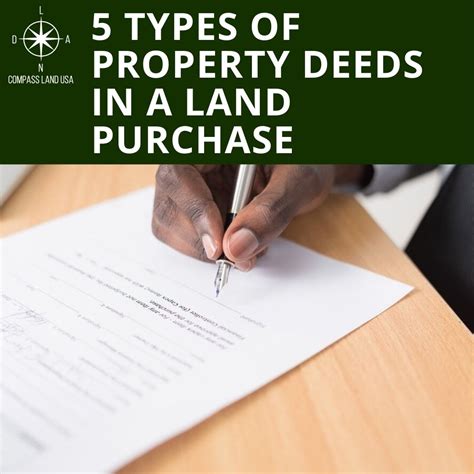 5 Types of Property Deeds in a Land Purchase