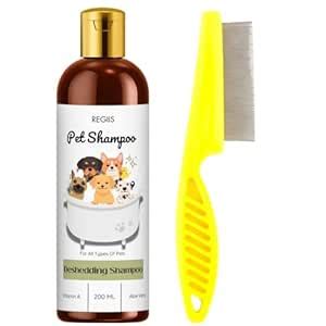 Buy Pet Shampoo for Dogs, Deshedding Formula with Vitamin A and Aloe ...