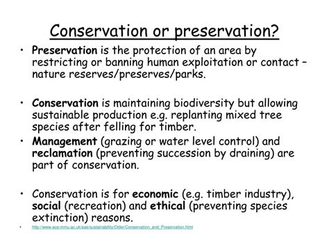 PPT - Conservation and preservation PowerPoint Presentation, free ...