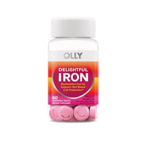 Iron Supplement for Women & Kids – Chewable Tablets with AB-Fortis ...