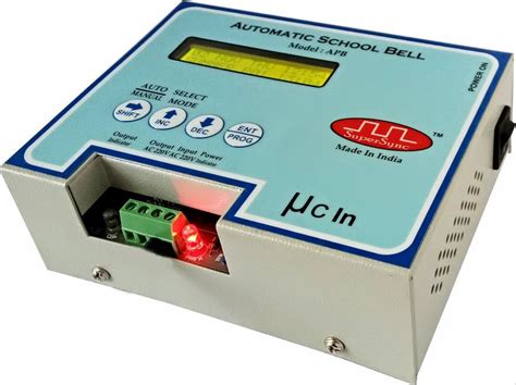 Automatic Bell Ringing Systems - MP3 School Bell Manufacturer from Jaipur