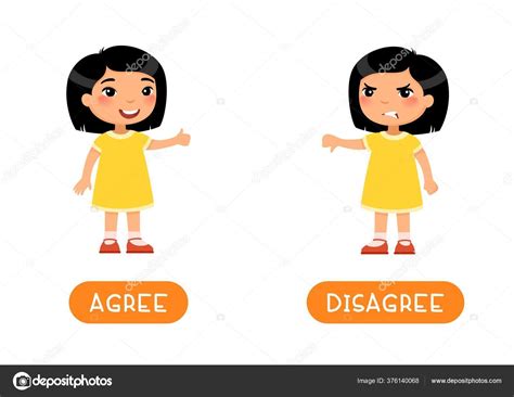 Friends Enemies Antonyms Flashcard Vector Template Word Card English ...