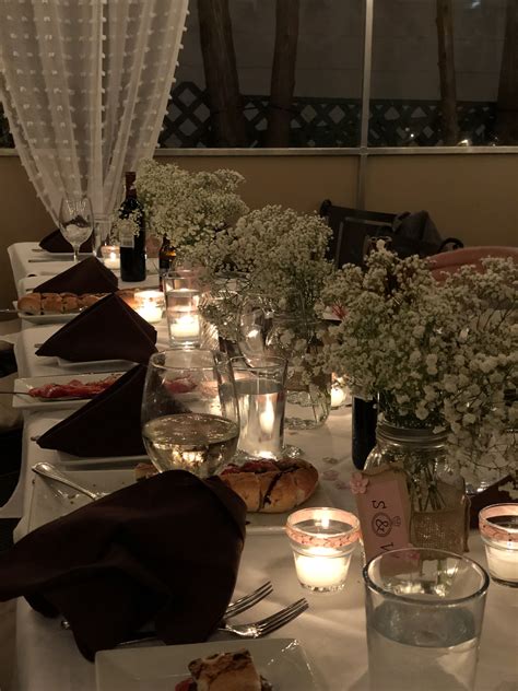 engagement party centerpieces