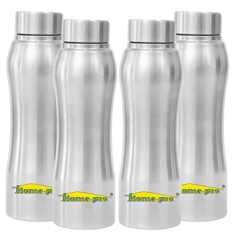 HOME-PRO - Water Bottle Stainless Steel | Light weight, Leak Proof ...