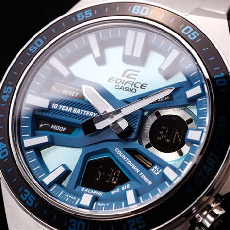 Casio Edifice Blue Dial Men 46.9mm ED599 EFV-C110D-2B