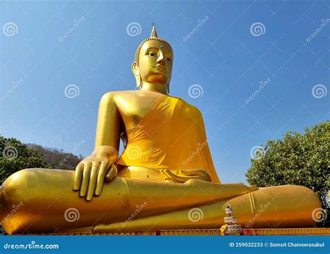 Pra Puttha Ariya Thammo Buddha on Blue Sky Background Stock Image - Image of culture, beautiful ...