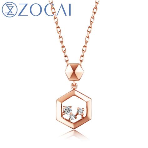 Zocai Choker 2017 New Arrival The Honeycomb Series Real 0.03 Ct Diamond ...