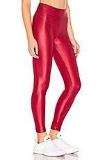 KORAL Lustrous High Rise Legging in Red | REVOLVE