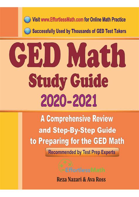 GED Math Study Guide 的图像结果