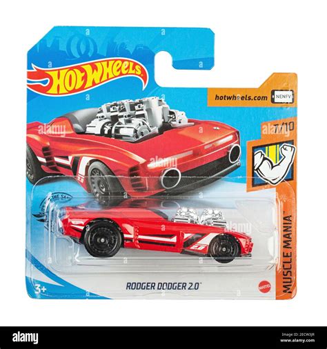 Ukraine, Kyiv - December 28. 2020: Hot wheels toy car rodger dodger 2.0 ...