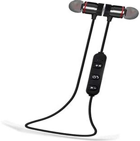 Magnetic Earphone Extra Bass with Noise Cancellation Wireless Bluetooth ...