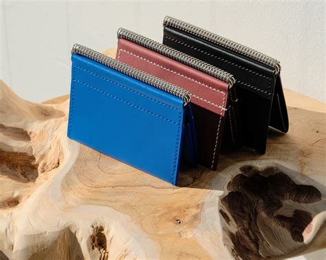 [ED ROBERT JUDSON]COIL SPRING CARD CASE “BLUE” | ICONS