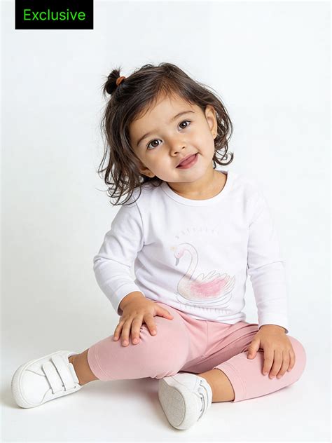 Buy HOP Baby Girls Pink Bird Printed Cotton Co-ord Set - Exclusive from ...