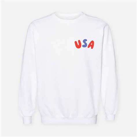 USA Today Retro White Logo Unisex Premium Sweatshirt
