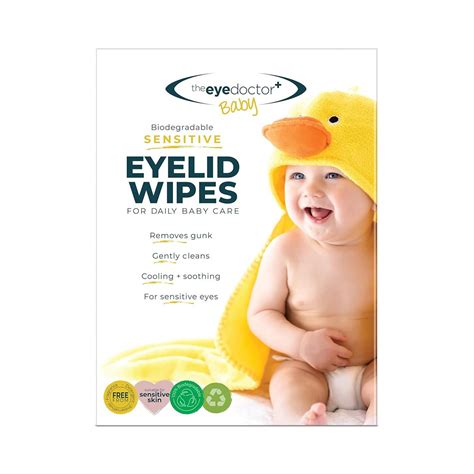 The Eye Doctor Sensitive Baby Eye Wipes - 20ct Preservative Free ...